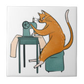 Carreau Couture vintage de chat (Devant)