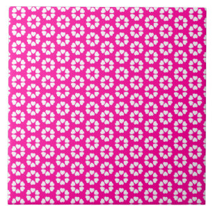 Carreau Couvercle en duvet Motif rose et blanc
