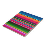 Carreau Couverture de serape mexicaine Grandes bandes colo<br><div class="desc">Cette conception peut être personnalisée en choisissant l'option Modifier la conception. Vous pouvez également transférer sur d'autres objets. Contactez-moi à l'adresse colorflowcreations@gmail.com ou utilisez l'option conversation en haut de la page si vous souhaitez avoir cette conception sur un autre produit ou si vous avez besoin d'aide pour cette conception. Voir...</div>
