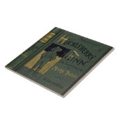 Carreau Couverture des "aventures de Huckleberry Finn" par (Côté)
