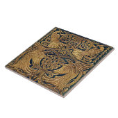 Carreau Couverture du livre Peacock Art Nouveau Victorien (Côté)