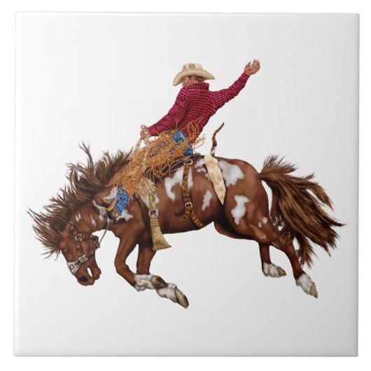 Carreau Cow-boy de Rodéo (Devant)