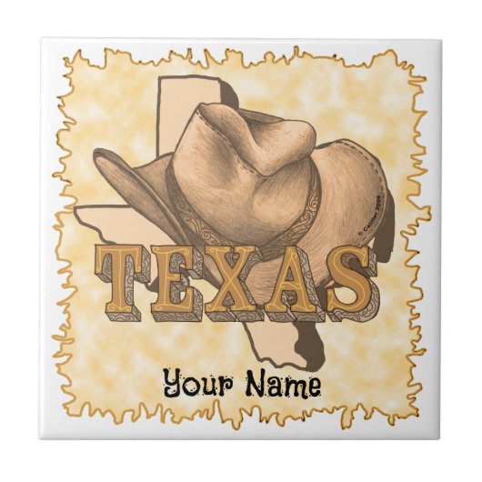 Carreau Cow-boy du Texas (Devant)