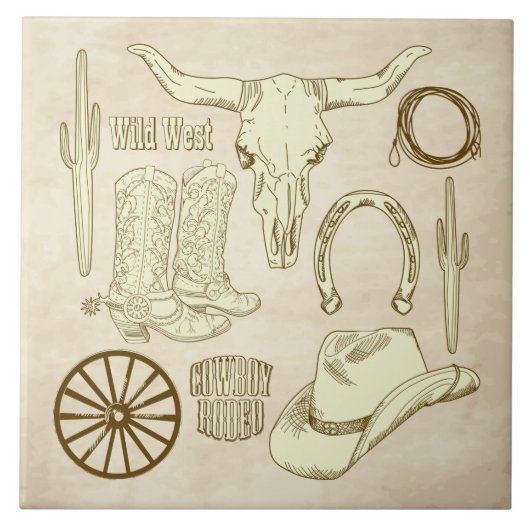 Carreau Cowboy (Devant)