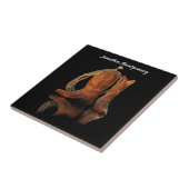 Carreau Cowboy Casquette et corde (Côté)