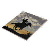 CARREAU COWBOY ET CHEVAL (Côté)