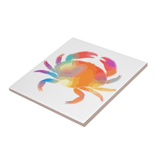 Carreau Crabe multicolore (Côté)