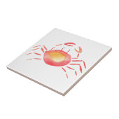 Carreau Crabe rouge et jaune (Côté)