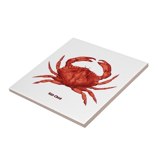 Carreau Crabe rouge (Pacifique) (Côté)