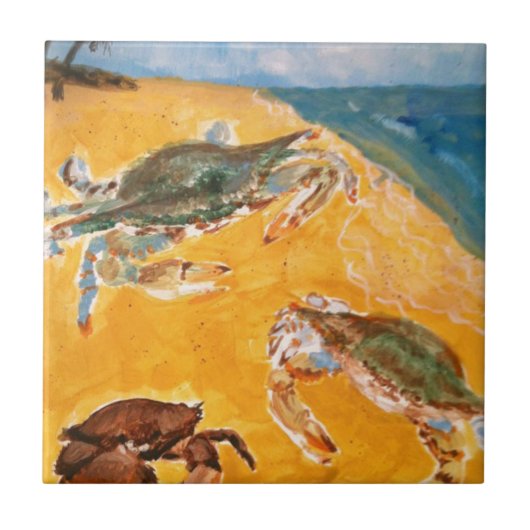 Carreau Crabes sur la plage (Devant)