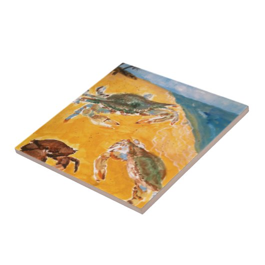 Carreau Crabes sur la plage (Côté)