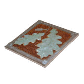 Carreau Craftsman Oak leaf Ceramic Decorative tile (Côté)