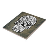Carreau Crâne à sucre Dia De Los Muertos (Côté)
