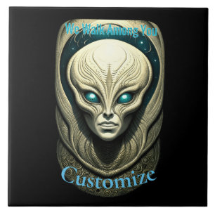 Carreau Crâne Alien Tête Thunder_Cove