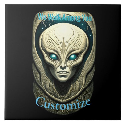 Carreau Crâne Alien Tête Thunder_Cove (Devant)