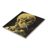 Carreau Crâne avec cigarette brûlante par Vincent van Gogh (Côté)