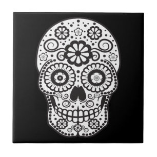 Carreau Crâne de sourire de sucre