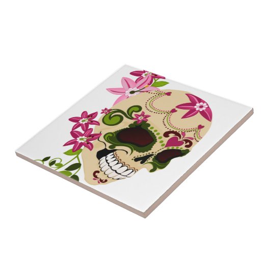 Carreau Crâne de sucre [Día de Muertos] (Côté)