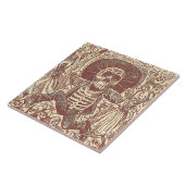 Carreau Crâne d'Oaxaca, La Calavera Oaxaqueña (Côté)