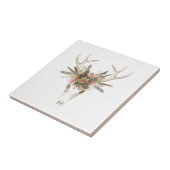 Carreau Crâne et fleurs de cerfs (Côté)