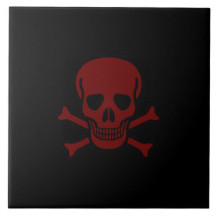 Carreau Crâne et os