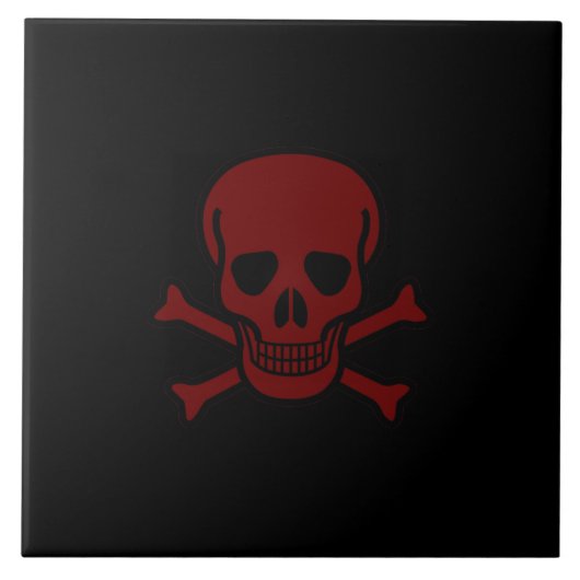 Carreau Crâne et os (Devant)