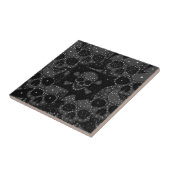 Carreau Crâne et os croisés de Bling (Côté)