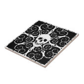 Carreau Crâne gothique (Côté)