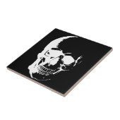 Carreau Crâne noir et blanc (Côté)