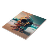 Carreau Crâne sur la plage (Côté)