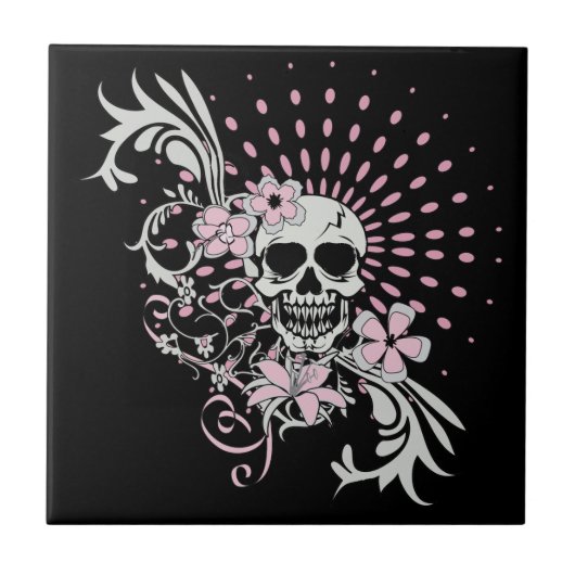 Carreau Crâne vintage (Devant)