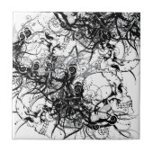 Carreau Crânes d'imaginaire (Devant)