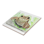 Carreau crapaud - Je vous aime (Côté)