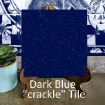 Carreau Craque bleu foncé Glaze Marine Cobalt Dedham Delft<br><div class="desc">Cette tuile bleu marine foncé ou bleu cobalt de crémaillère-glaçure-look a un look décorateur et coordonne aussi avec ma peinture murale de dedham Blue Rabbit. Disponible en 4 1/4" et 6" de tailles de carreaux, ce design polyvalent est parfait comme un accent de décoration maison, comme un backsplash ou pour...</div>