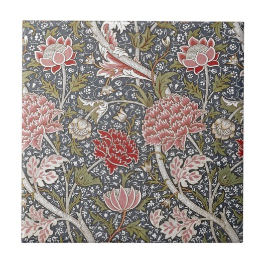 Carreau Cray Textile Floral William Morris (Devant)