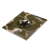 Carreau Crayon étoile Vintage sur Camouflage (Côté)