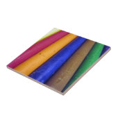 Carreau Crayons colorés (Côté)