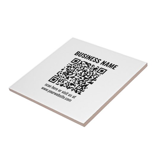 Carreau Create Your Own QR Code | Transperant (Côté)
