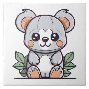 Carreau Création de Koala Vector Magique Kawaii