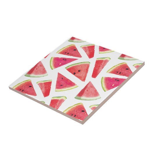 Carreau Création de Motif de pastèque 2 (Côté)