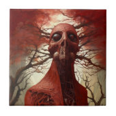 Carreau Créature Alien Sci-fi Horreur Art (Devant)