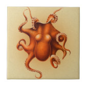 Carreau Créature du monstre de la mer d'Octopus Cephalapod (Devant)