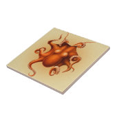 Carreau Créature du monstre de la mer d'Octopus Cephalapod (Côté)