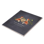 Carreau Créatures animales boisées, renard n vignes Nouvea (Côté)