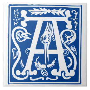 Carreau Créatures mythiques du XVIe siècle Capitale décora