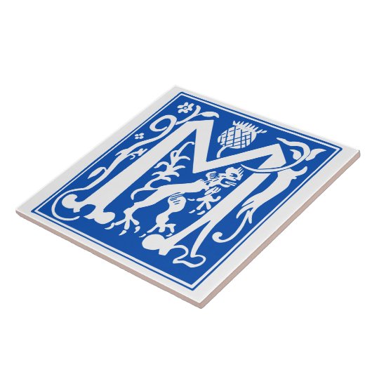 Carreau Créatures mythiques du XVIe siècle M (Côté)