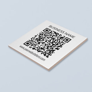 Carreau Créer un code QR d'entreprise Texte instantané et