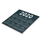 Carreau Créez votre propre calendrier 2020 (Côté)