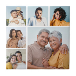 Carreau Créez votre propre collection de 6 photos couleur 