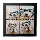 Carreau Créez votre propre collection de photos 4 - Nom du (Devant)